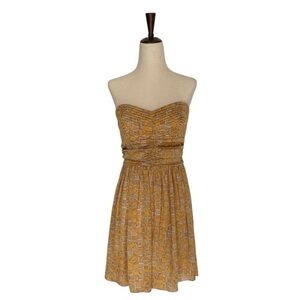 Bar III Strapless Golden Hour Dress